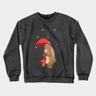 bear and baby Crewneck Sweatshirt